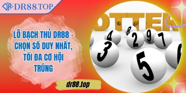 Lô Bạch Thủ DR88 – Chọn Số Duy Nhất, Tối Đa Cơ Hội Trúng