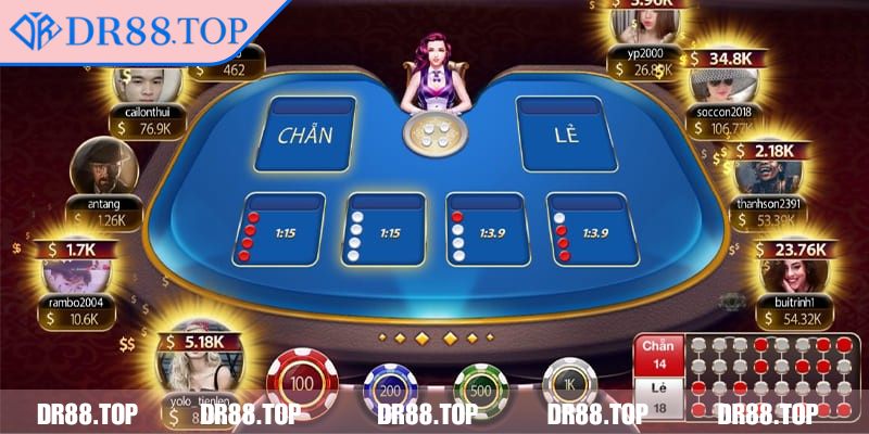 Khám phá trò chơi xóc đĩa DR88 trực tuyến